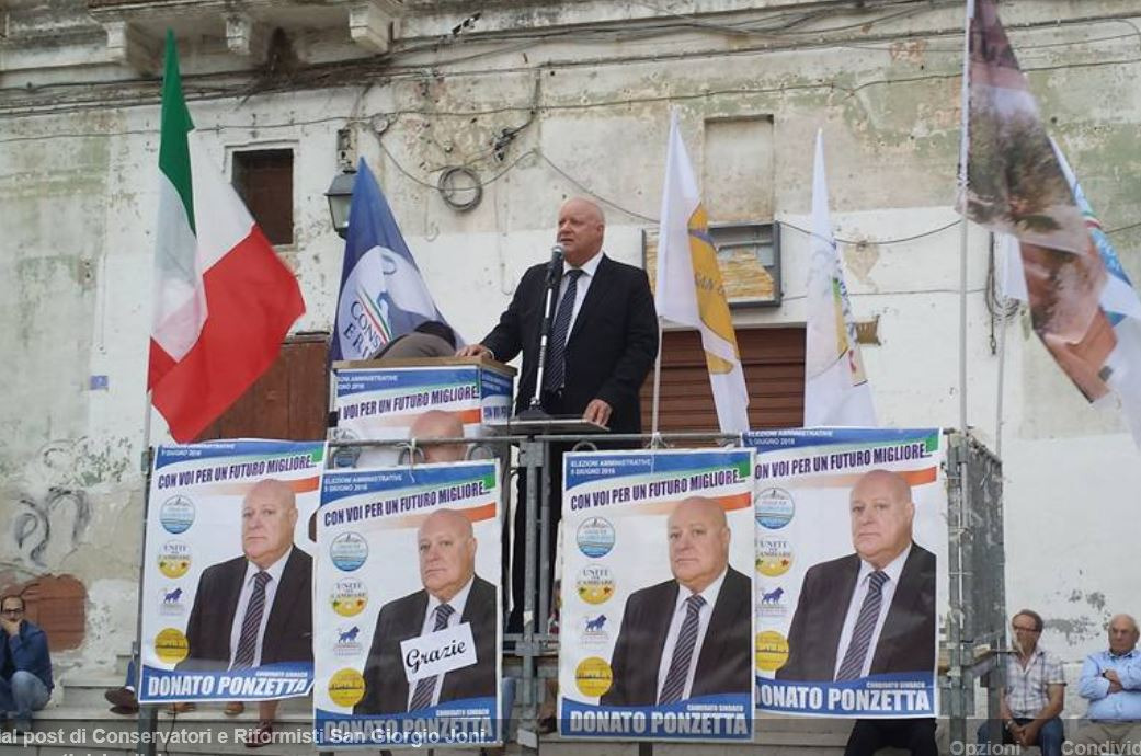 San Giorgio Ionico: Donato Ponzetta, “vi avevamo promesso una campagna elettorale spumeggiante” - Noi Notizie