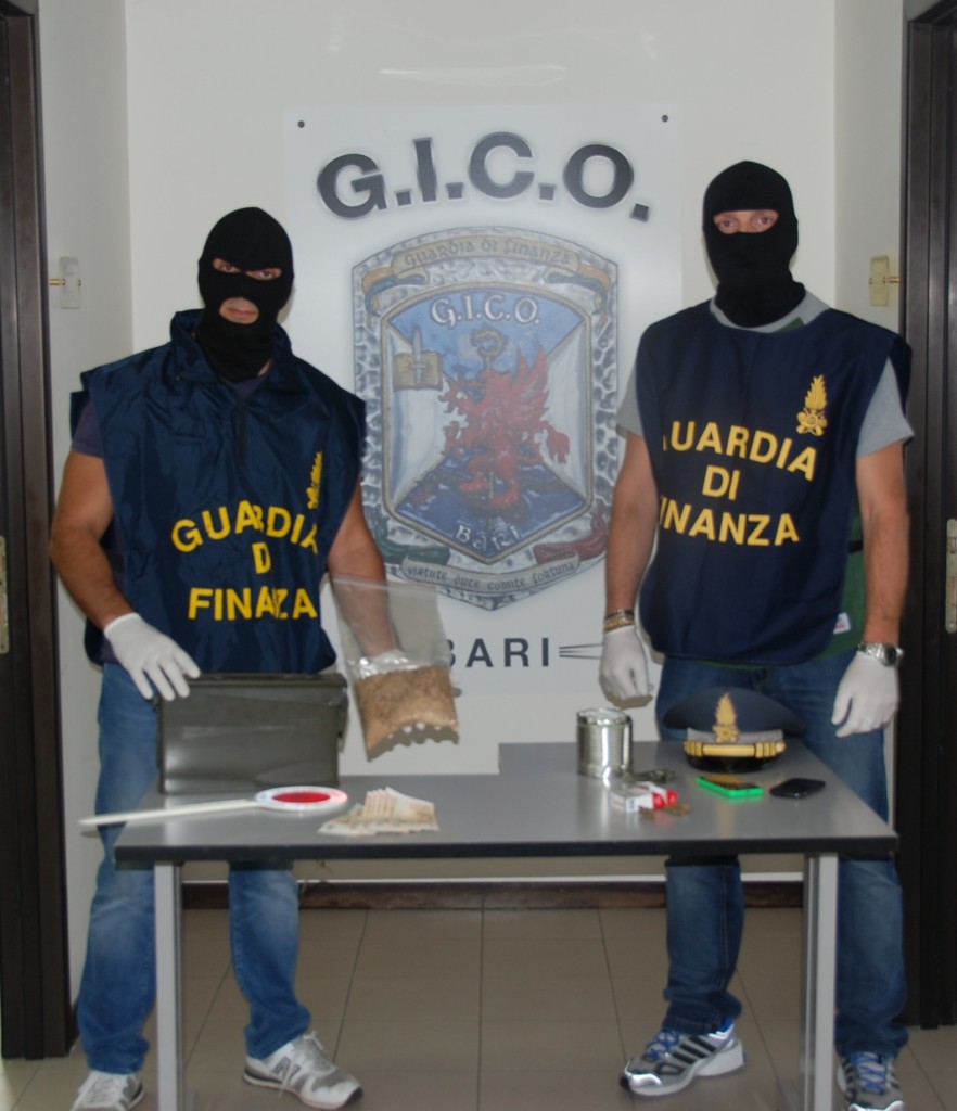 La Guardia di finanza di Bari sventa una strage in programma a Fondi