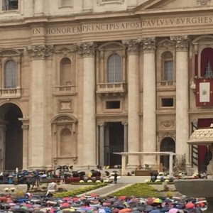 piazza san pietro pioggia 2