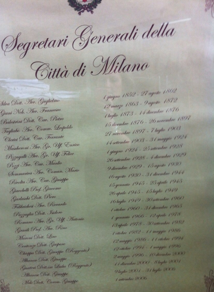 segretari comune milano 1