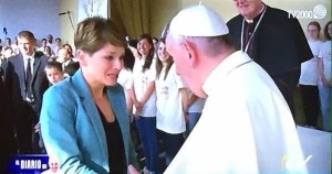 alessandra amoroso incontra il papa 1