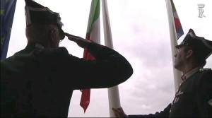 bandiere mezz'asta quirinale