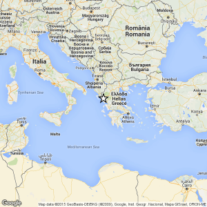 terremoto costa ionica greca 18 novembre