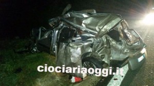 incidente frosinone-ceprano