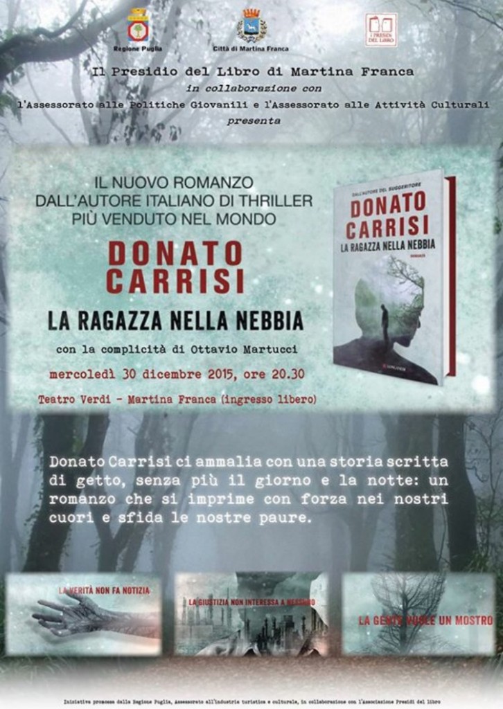 libro donato carrisi presentazione