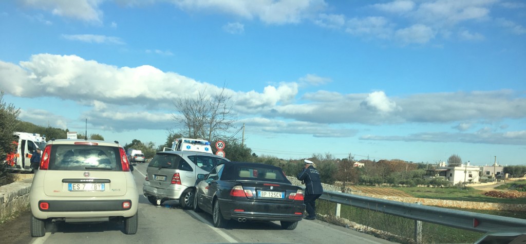 incidente locorotondo fasano scontro 1