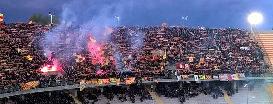 lecce curva partita col foggia 1