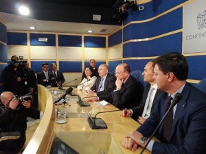conferenza stampa boccia confindustria