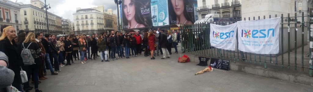 spagna minuto di silenzio