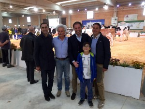 fiera bovina - da sin Giuseppe Tagliente, Teodoro Ripa, Luca Lazzàro e Angelo De Filippis