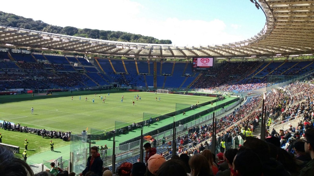 stadio olimpico roma napoli 25 aprile 2016