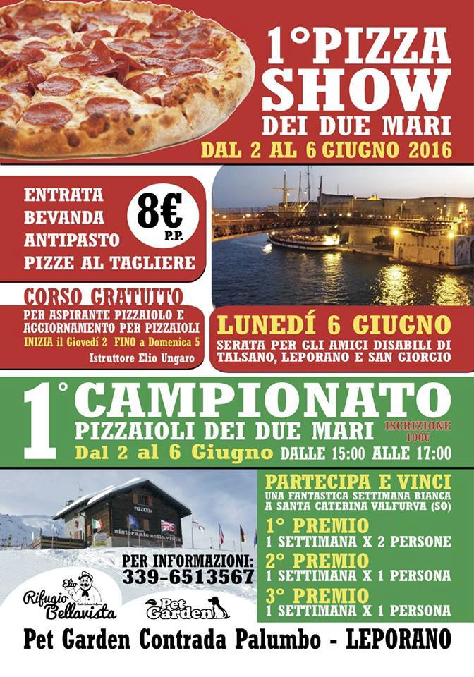 pizza show dei due mari