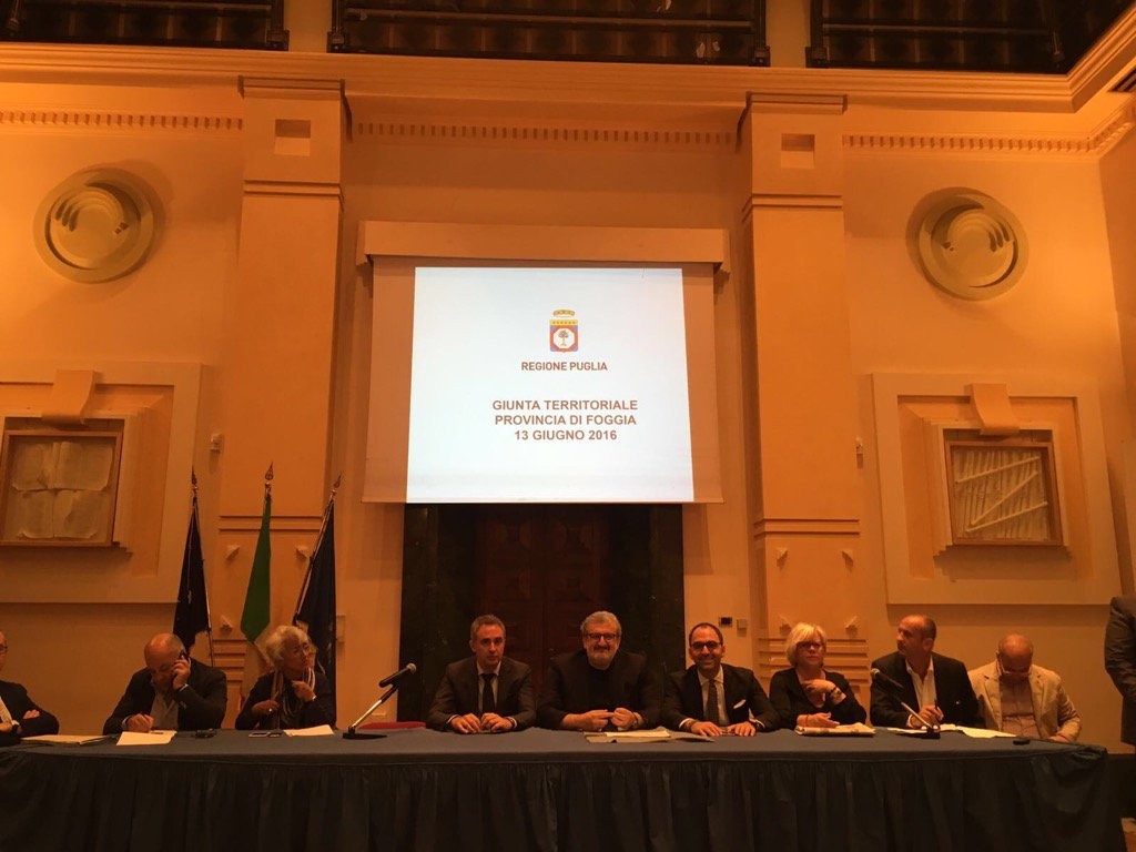 puglia giunta regionale foggia