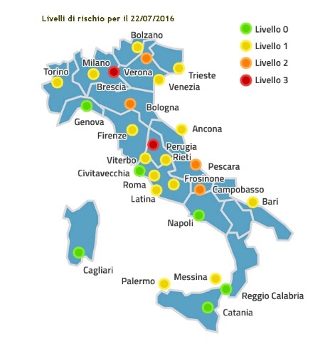 bollino giallo calore