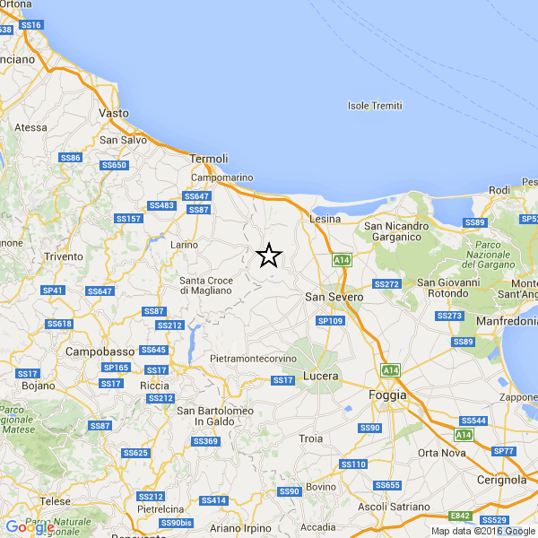 terremoto foggiano 3 luglio