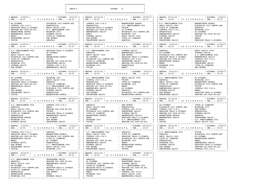 SERIED 20162017 CALENDARI16 1