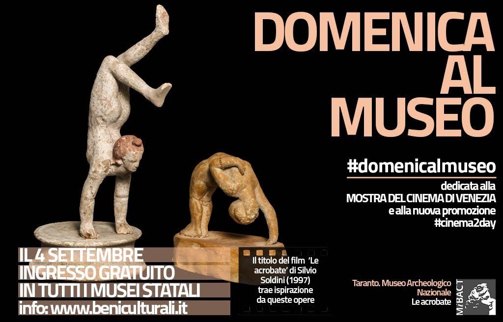 DOMENICA AL MUSEO locandina MArTA cinema