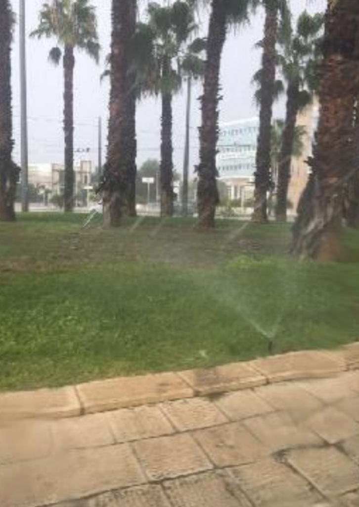 lecce nubifragio irrigazione