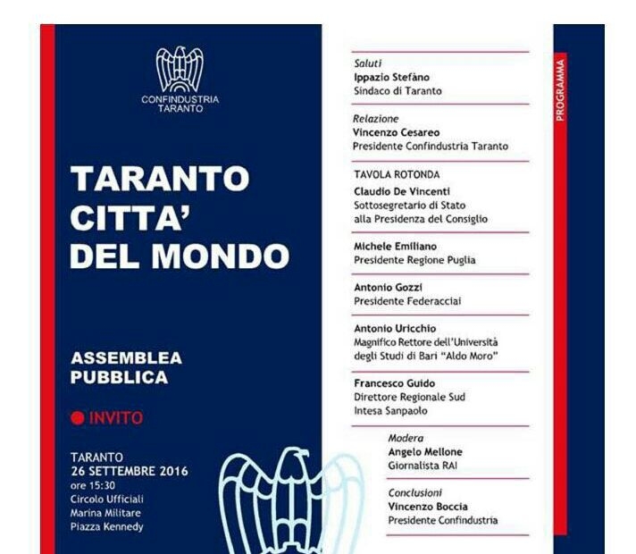 taranto convegno confindustria ilva