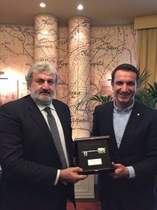 michele emiliano cittadino onorario tirana
