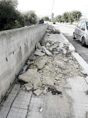lecce marciapiede
