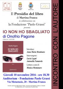 libro onofrio pagone