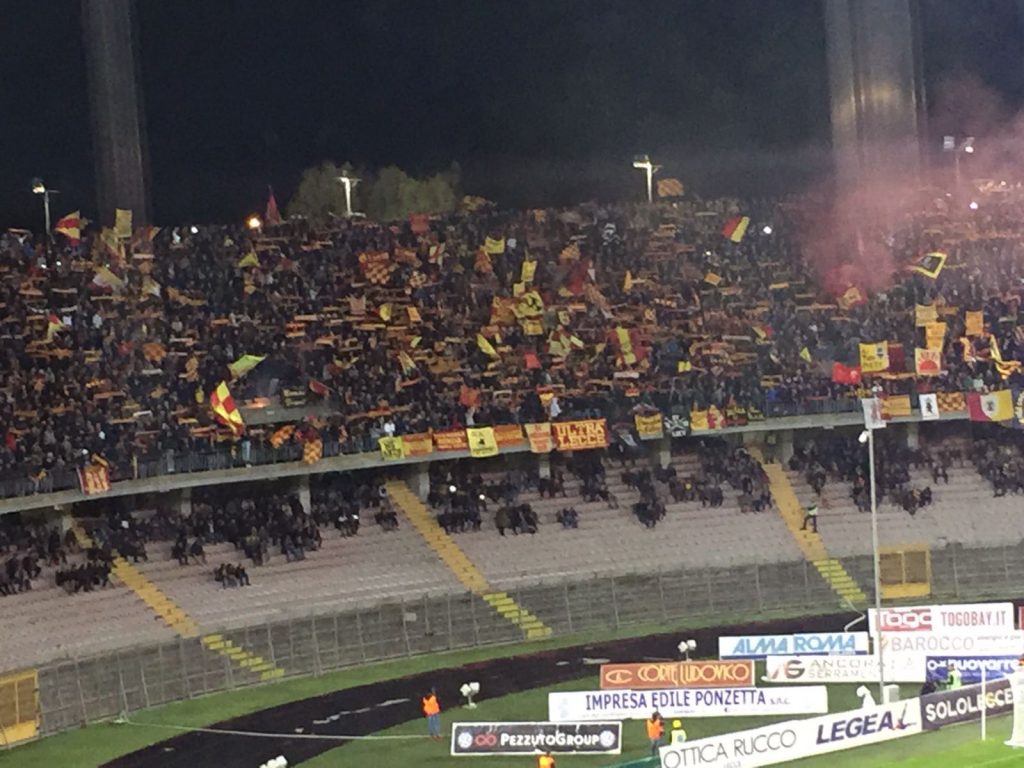 stadio lecce sera