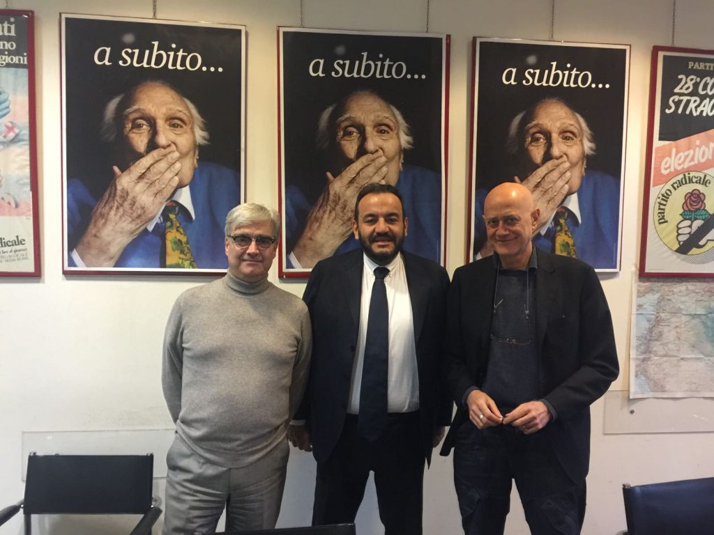 on. ciraci con maurizio turco e sergio delia radicali