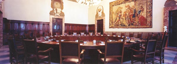 palazzo chisi sala consiglio ministri