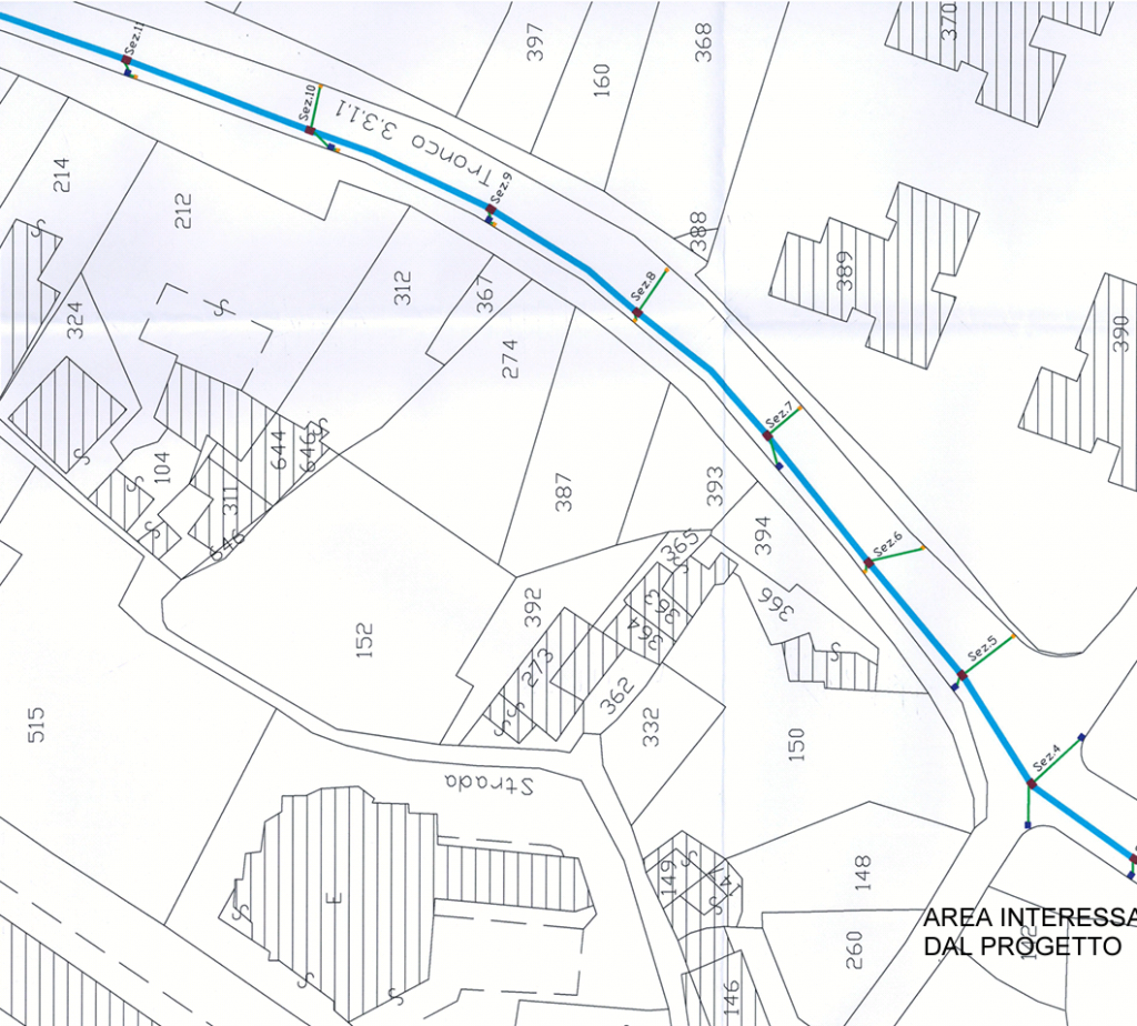progetto via del tocco via de gasperi