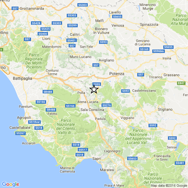 terremoto potentino 24 dicembre 2016