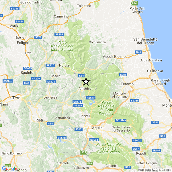 terremoto provincia rieti