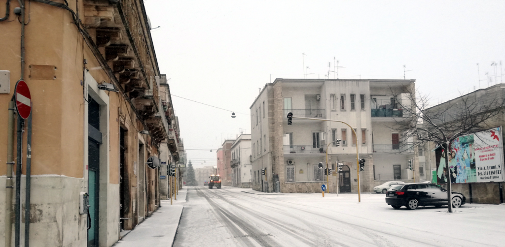 martina neve strada costeggia ateneo bruni 1