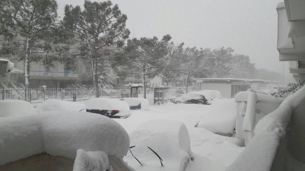 palo del colle neve 7 gennaio 2017