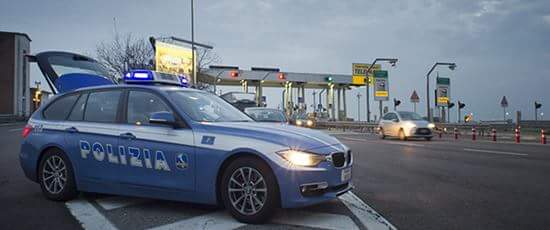 polizia casello autostrada