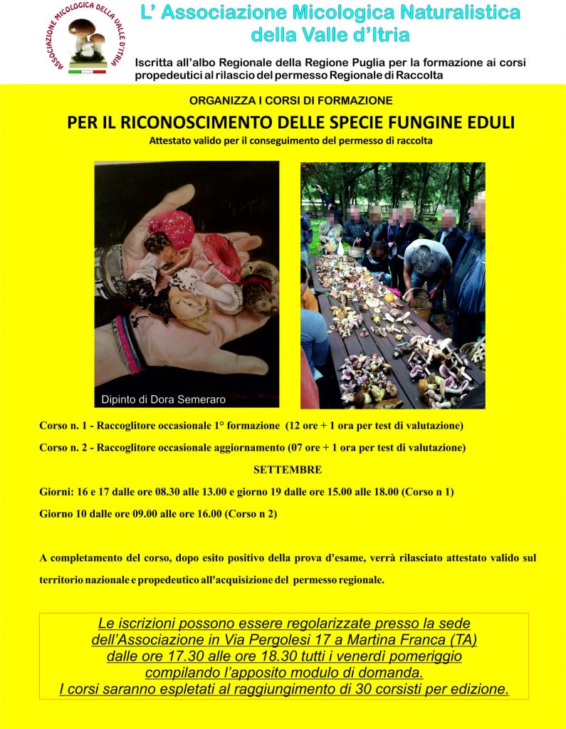 manifesto per corsi assomico