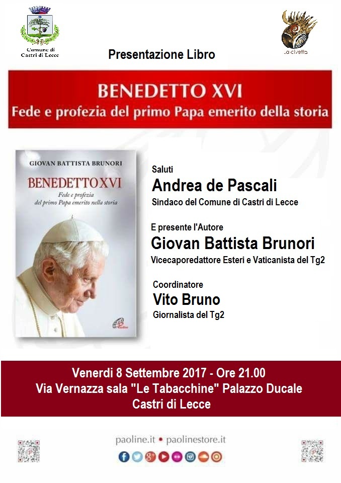 Presentazione libro BENEDETTO XVI