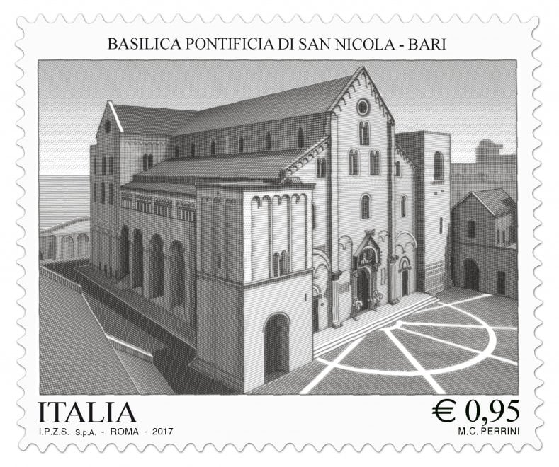 bari francobollo san nicola