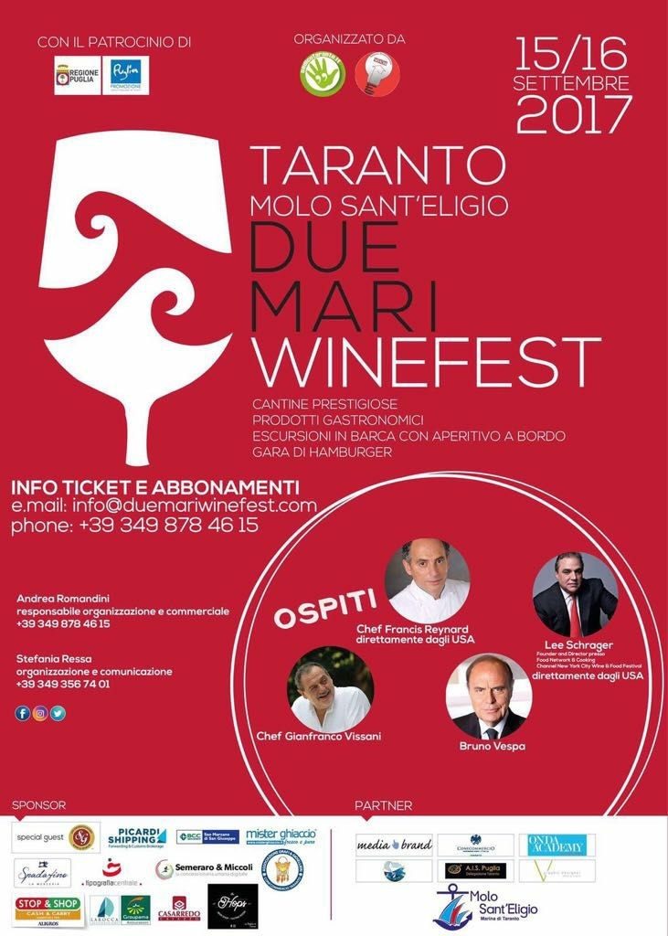 manifesto Due Mari WineFest 2017