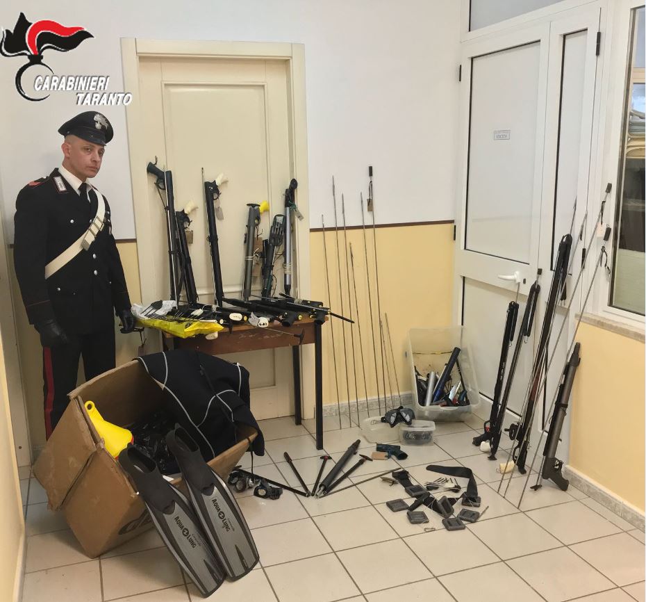 Militare attrezzatura da pesca