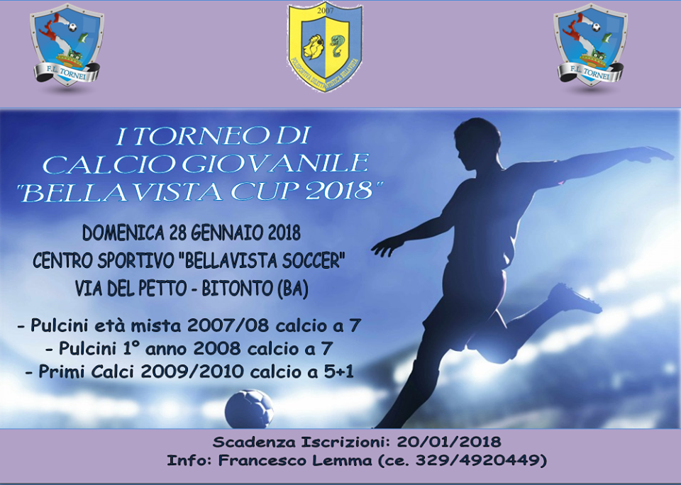 bitonto bellavista cup 28 gennaio 2018