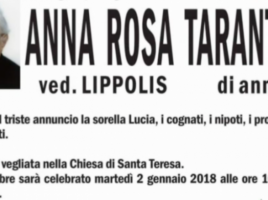 anna rosa tarantino funerali