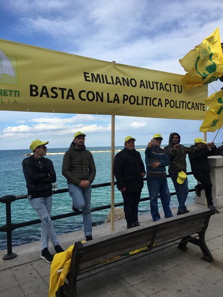 bari protesta giovani agricoltori 19 marzo 2018