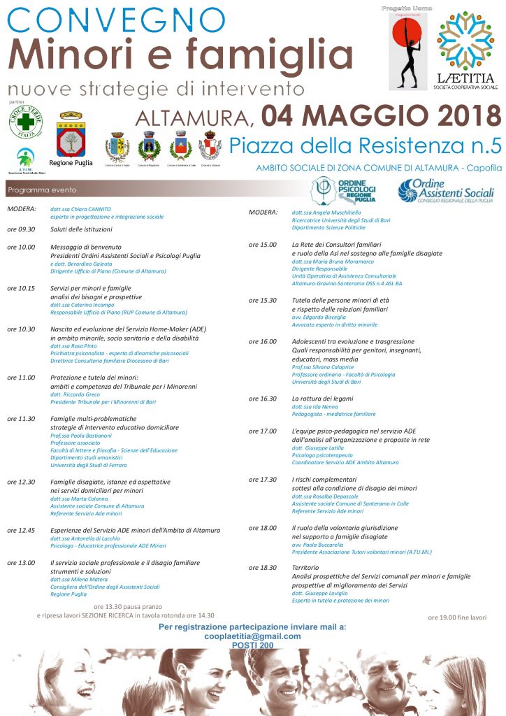 MANIFESTO CONVEGNO 04 MAGGIO 2018 ADE Altamura def 001