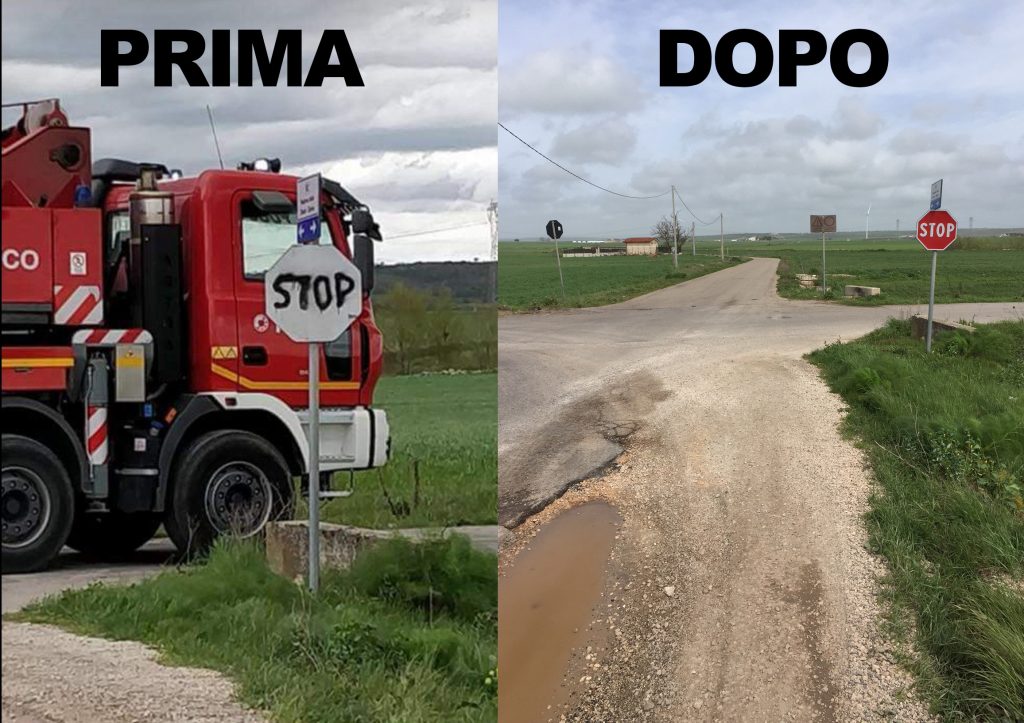 laterza stop prima e dopo