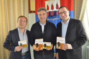 Gianni Cuciniello e Lorenzo Ciuffreda con Franco Landella