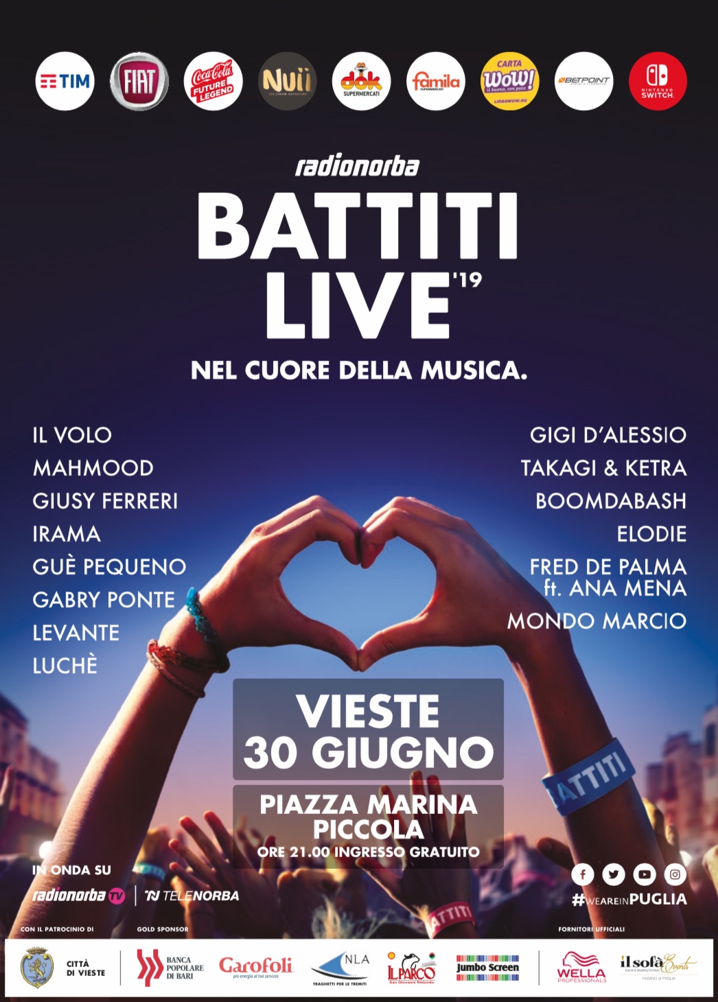 Battiti Live A Vieste Il Via Alla Diciassettesima Edizione