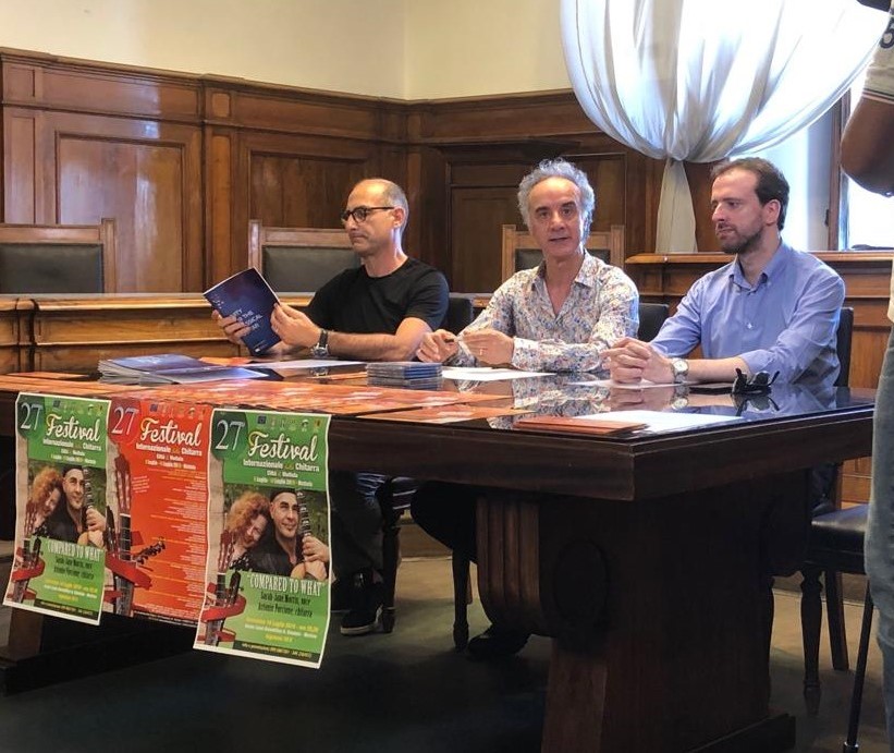 conferenza stampa da sinistra verso destra Bruno Libraro Barulli