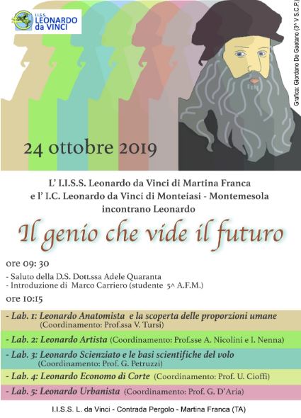 Martina Franca: due giorni per celebrare Leonardo da Vinci a 500 anni dalla morte - Noi Notizie. - Noi Notizie