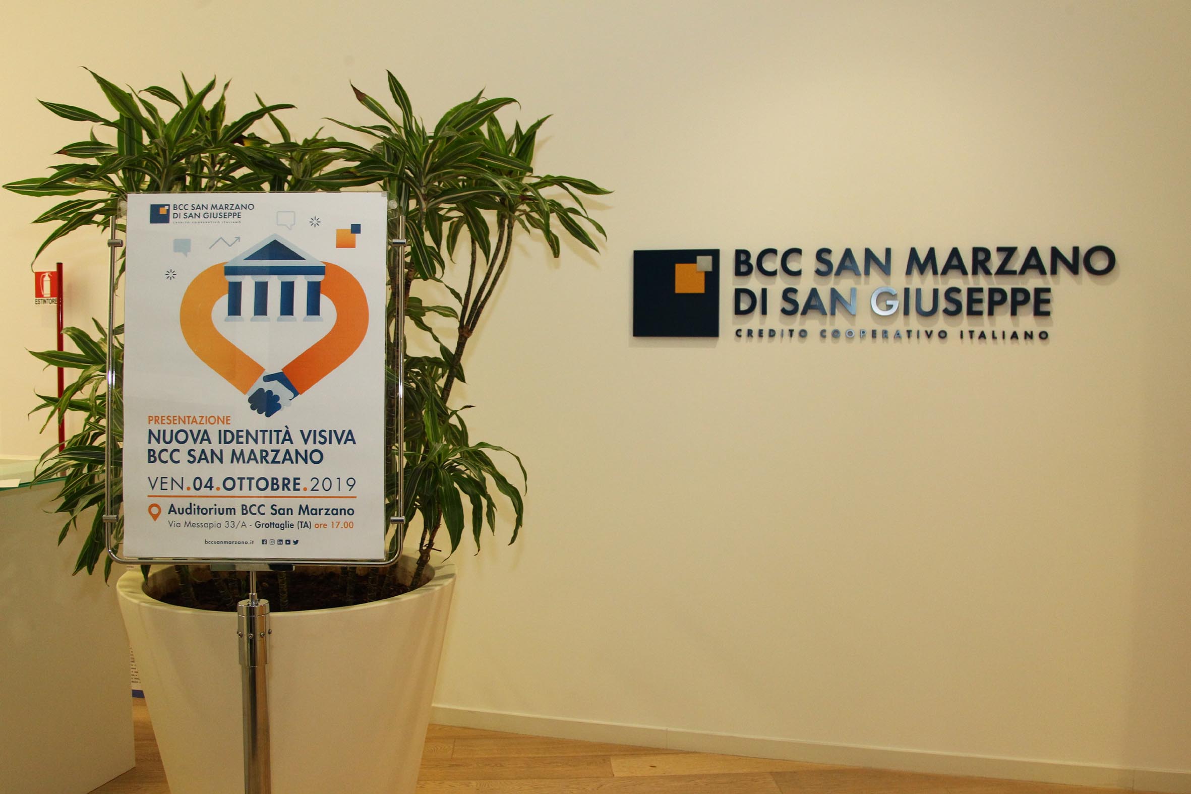 Bcc San Marzano di San Giuseppe, nuovo look Noi Notizie.